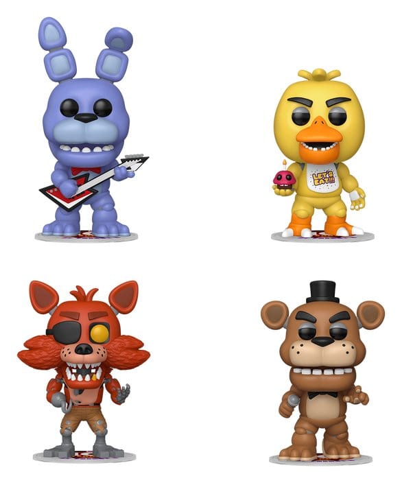 Five Nights at Freddy's POP! Vinyl Figuren 4-Pack Bundle 9 cm