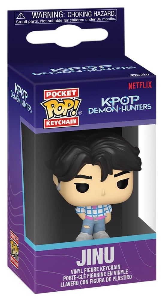 KPop Demon Hunters POP! Vinyl Schlüsselanhänger 4 cm Jinu Display (12)