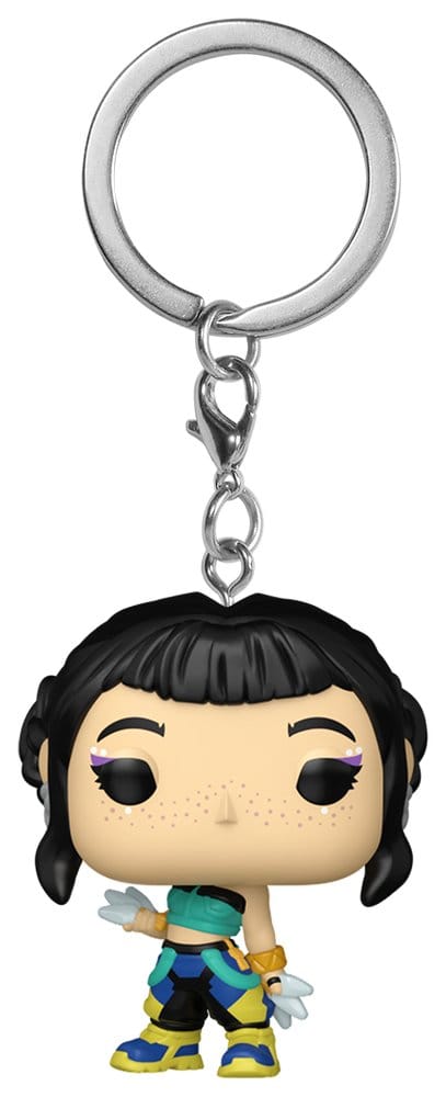 KPop Demon Hunters POP! Vinyl Schlüsselanhänger 4 cm Zoey Display (12)