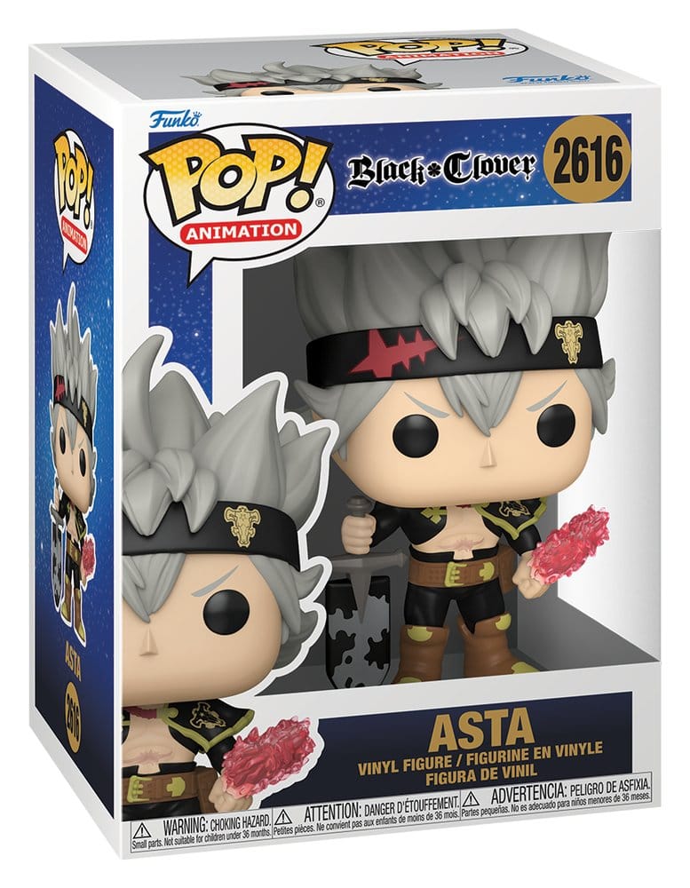 Black Clover POP! Animation Vinyl Figur Asta 9 cm