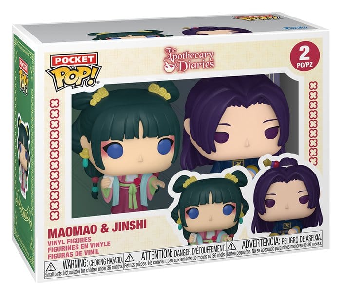 The Apothecary Diaries Pocket POP! Figuren 2er-Pack Maomao & Jinshi 4 cm