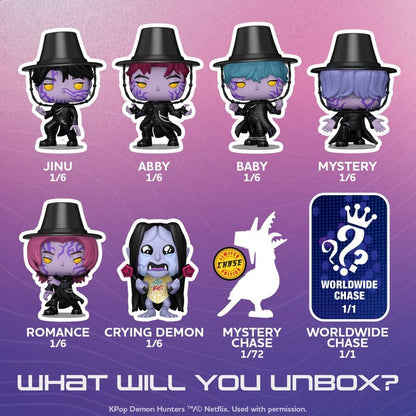KPop Demon Hunters POP! Vinyl Figuren 6pcPDQBox 9 cm Blind Box Sortiment (6)