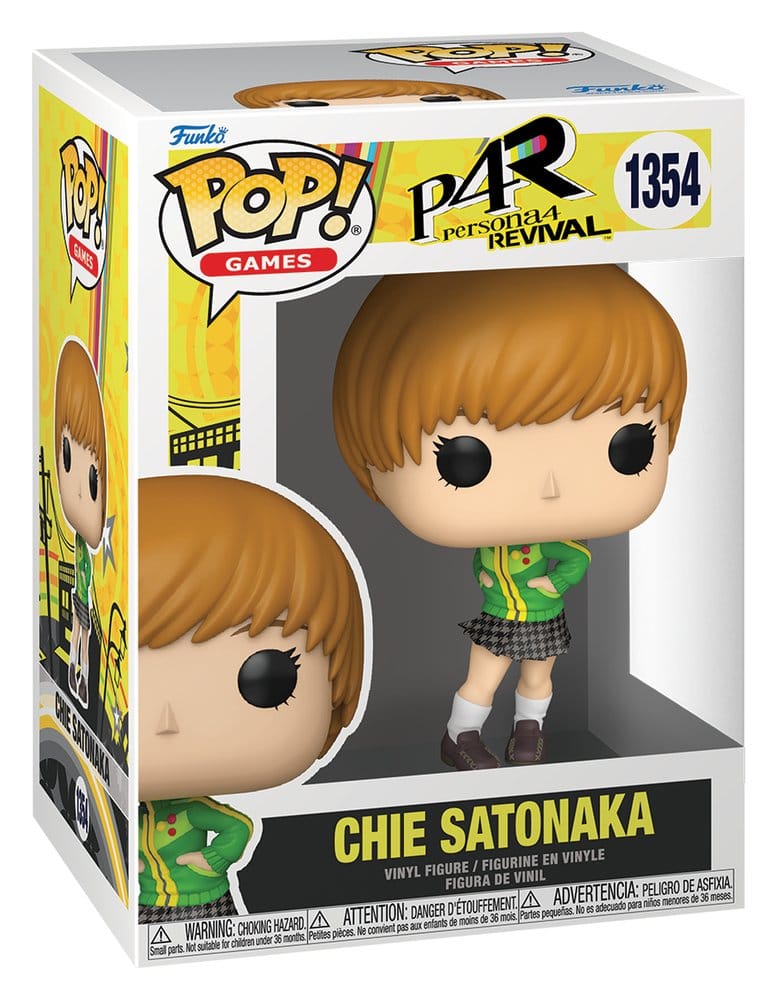 Persona 4 POP! Games Vinyl Figur Chie Satonaka 9 cm
