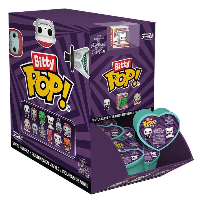 Nightmare Before Christmas POP! Vinyl Figuren Hearts Classic PDQ Display (24) 2,5 cm