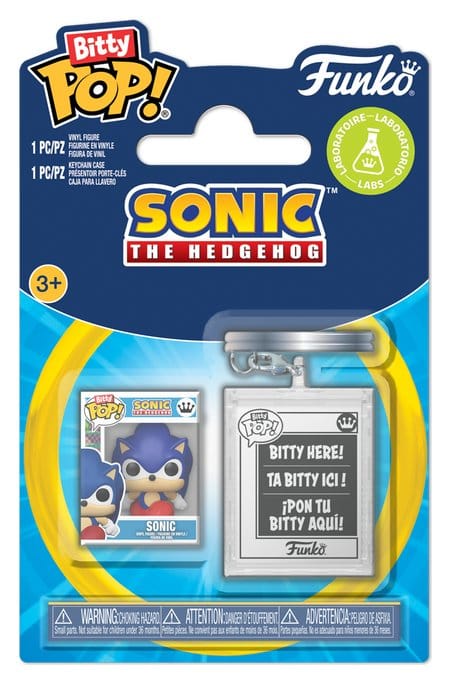 Sonic the Hedgehog Bitty POP! & Accessory Vinyl Figuren 2er-Pack Sonic w/KCHN 2 cm