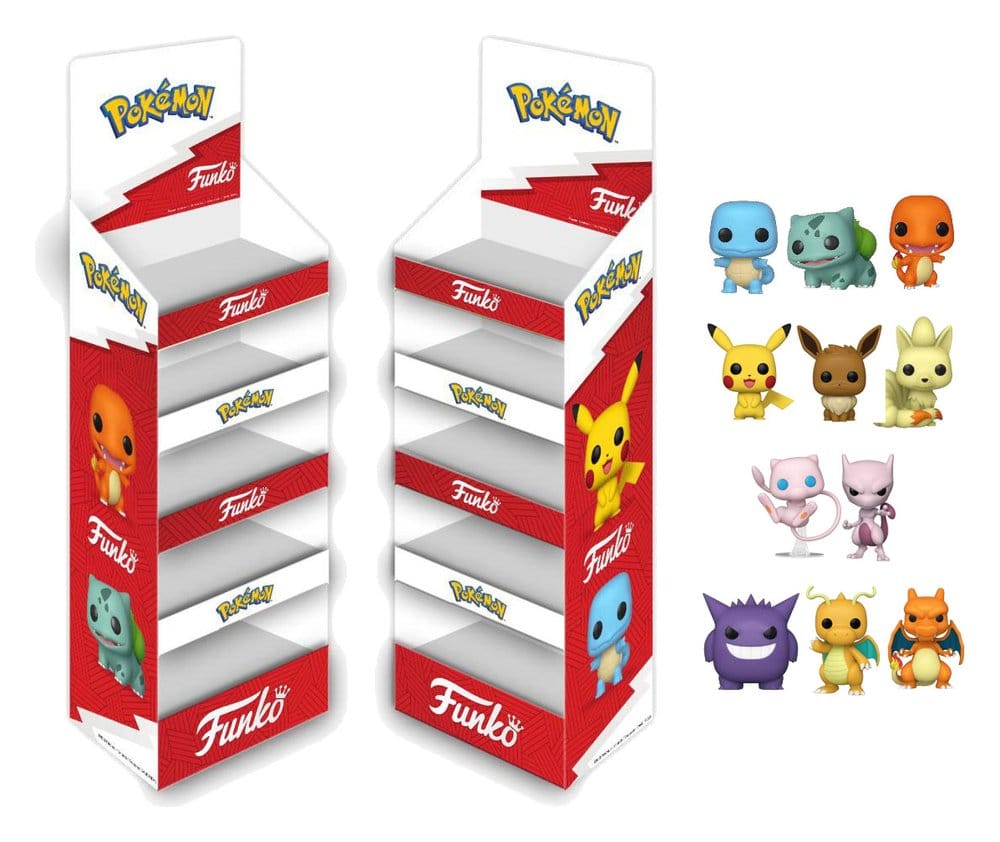 Pokémon POP! Vinyl Figuren FSDU Sortiment (60)
