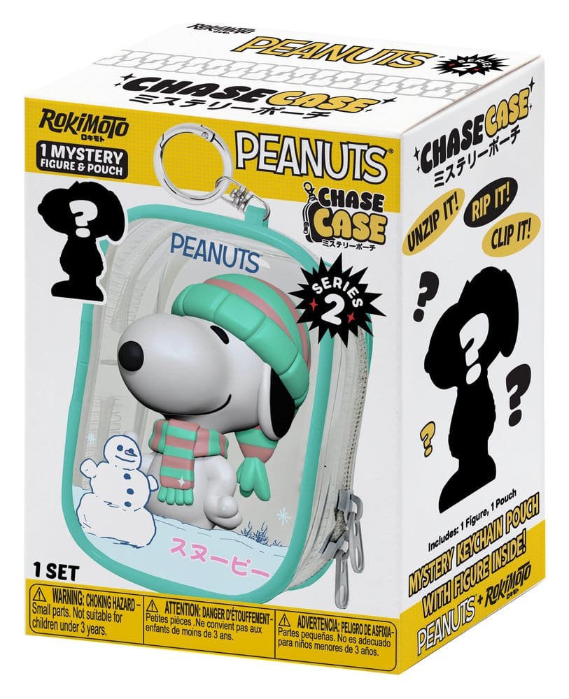 Snoopy Chase Case Minifigur Blind Box Serie 2 9 cm