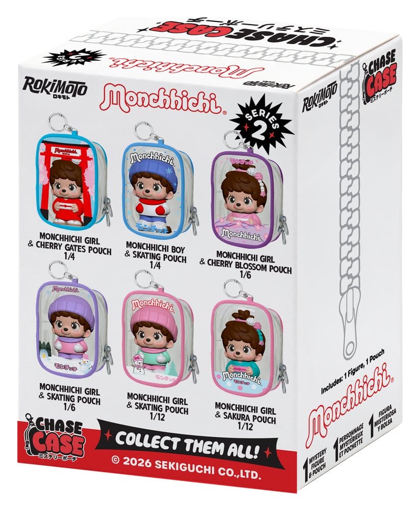 Monchhichi Chase Case Minifigur Blind Box Serie 2 9 cm