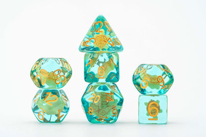 FanRoll Würfel Set Turtle (7)