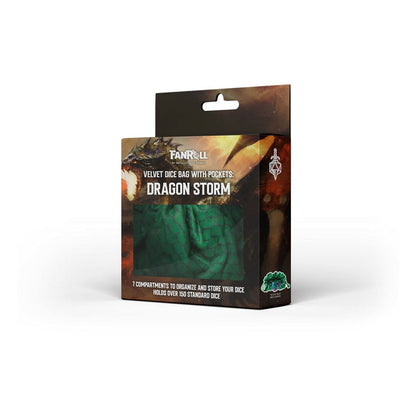 Dragon Storm Würfelbeutel mit Fächern Green Dragon Scales