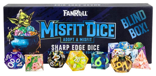 Misfit Adopt a Misfit Würfel Set Blind Box Sharp Edge Dice