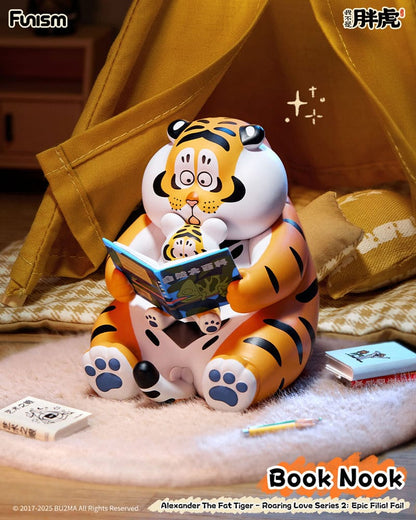 Alexander The Fat Tiger Blind Box Minifiguren Roaring Love Series 2: Epic Filial Fabil 7 cm Display (8)