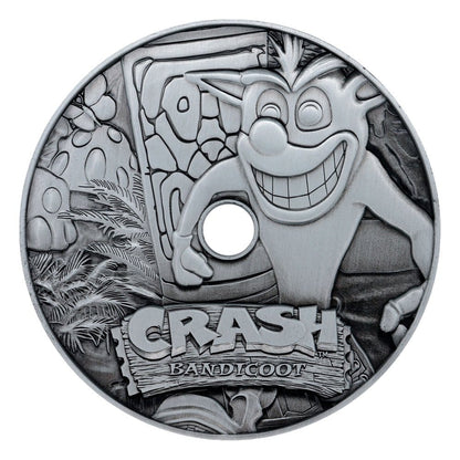 Crash Bandicoot Replik Metal CD-ROM Collectible Limited Edition 11 cm