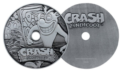 Crash Bandicoot Replik Metal CD-ROM Collectible Limited Edition 11 cm