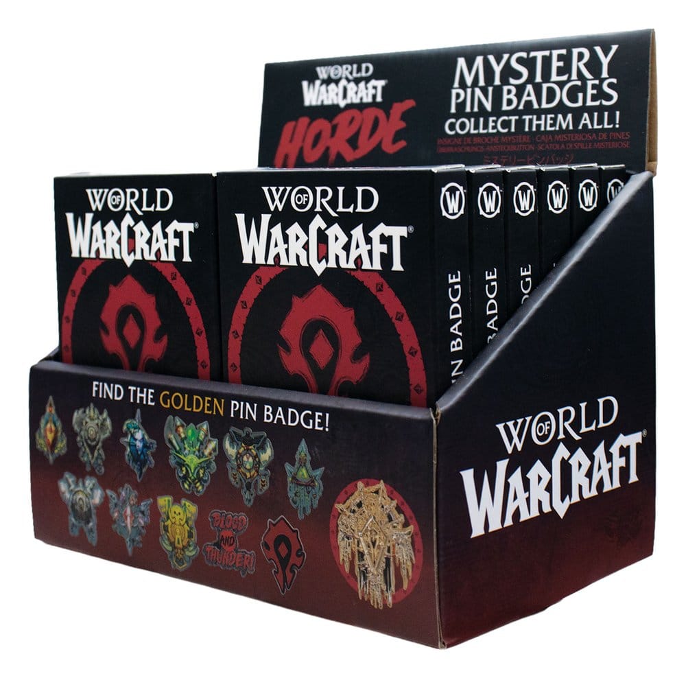 World of Warcraft Mystery Ansteck-Pins Horde Blind Box Display (12)