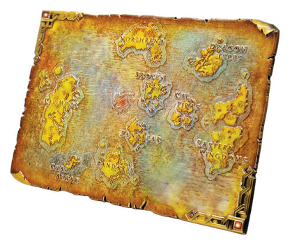 World of Warcraft Replik Metal Map of Azeroth Limited Edition 12 x 18 cm