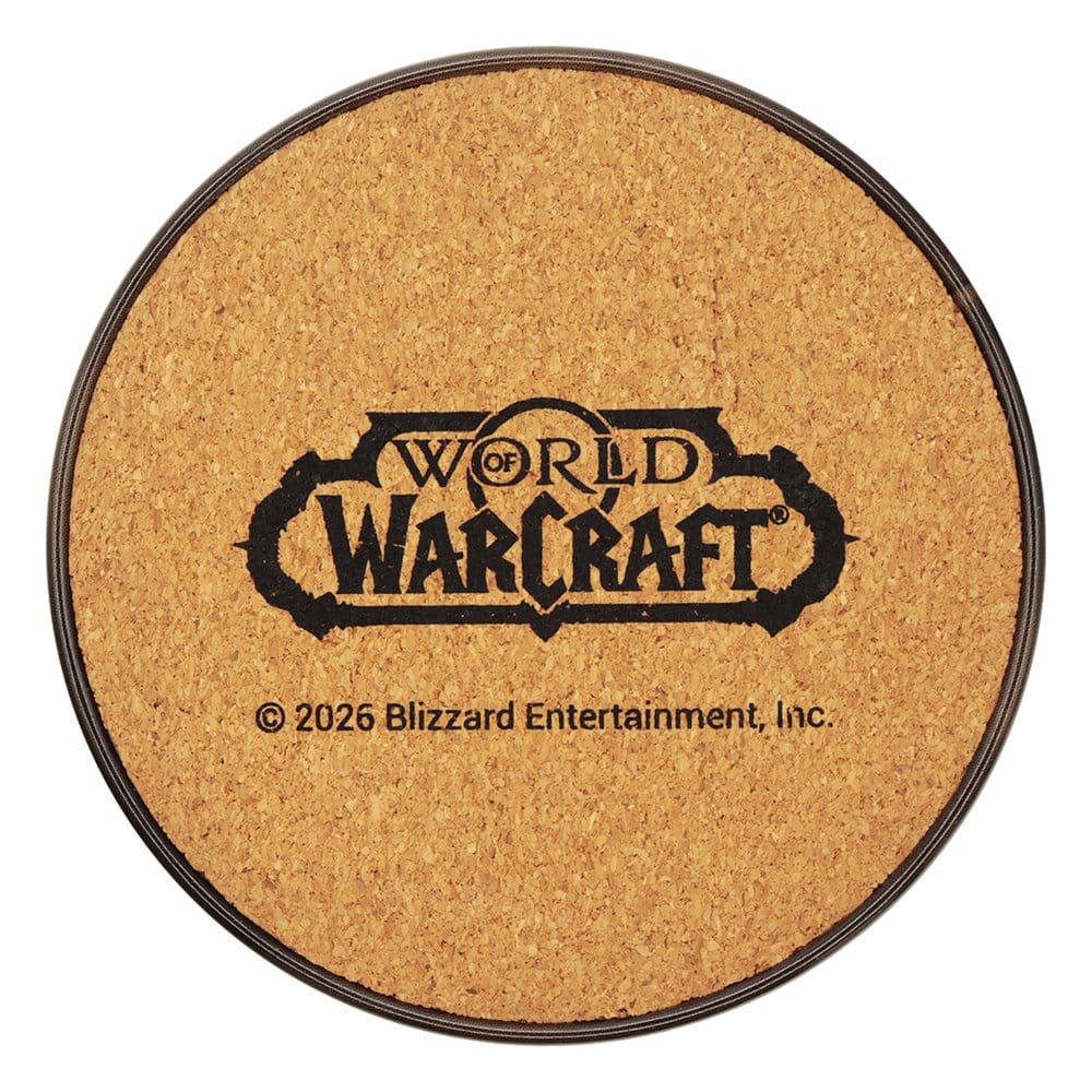 World of Warcraft Untersetzer 4er-Pack bedrucktes Metall