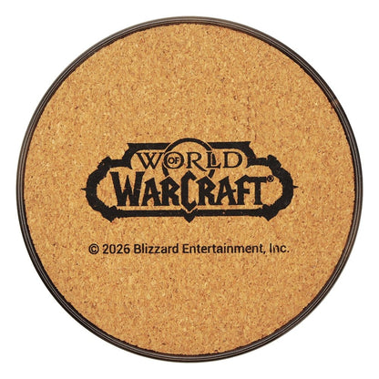 World of Warcraft Untersetzer 4er-Pack bedrucktes Metall