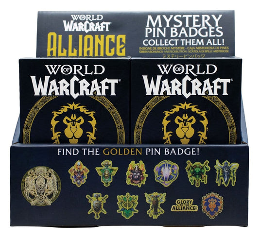 World of Warcraft Alliance Ansteck-Pins Blind Box Display (12)