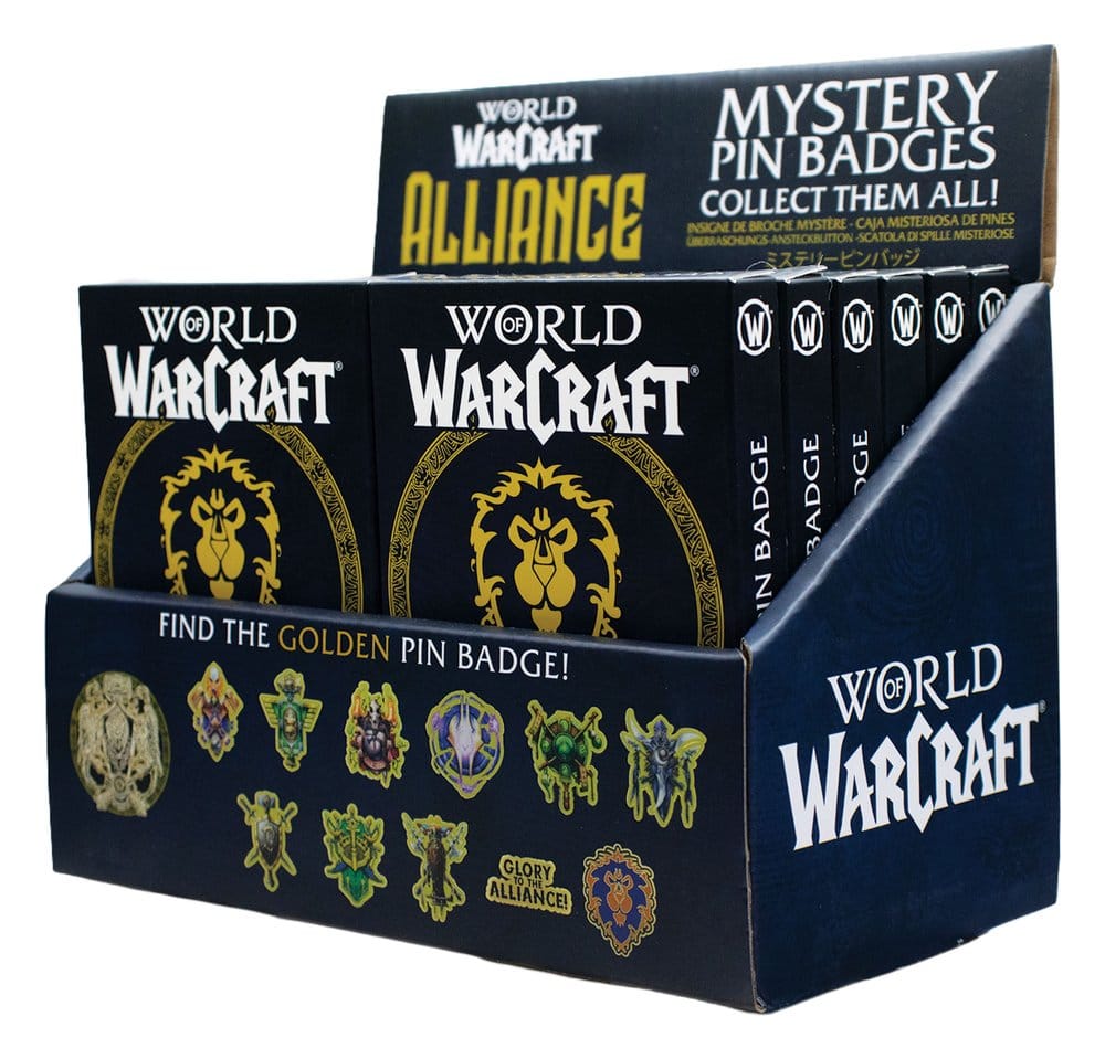 World of Warcraft Alliance Ansteck-Pins Blind Box Display (12)