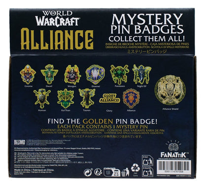 World of Warcraft Alliance Ansteck-Pins Blind Box Display (12)