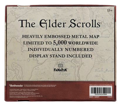 The Elder Scrolls Replik Metal Map of Tamriel Limited Edition 15 x 13 cm