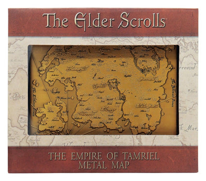 The Elder Scrolls Replik Metal Map of Tamriel Limited Edition 15 x 13 cm