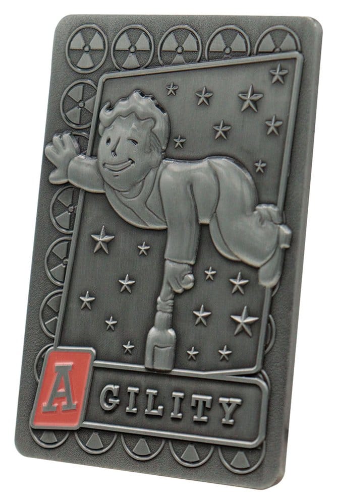 Fallout Metallbarren mit Album S.P.E.C.I.A.L. Perk Card Collector’s Album