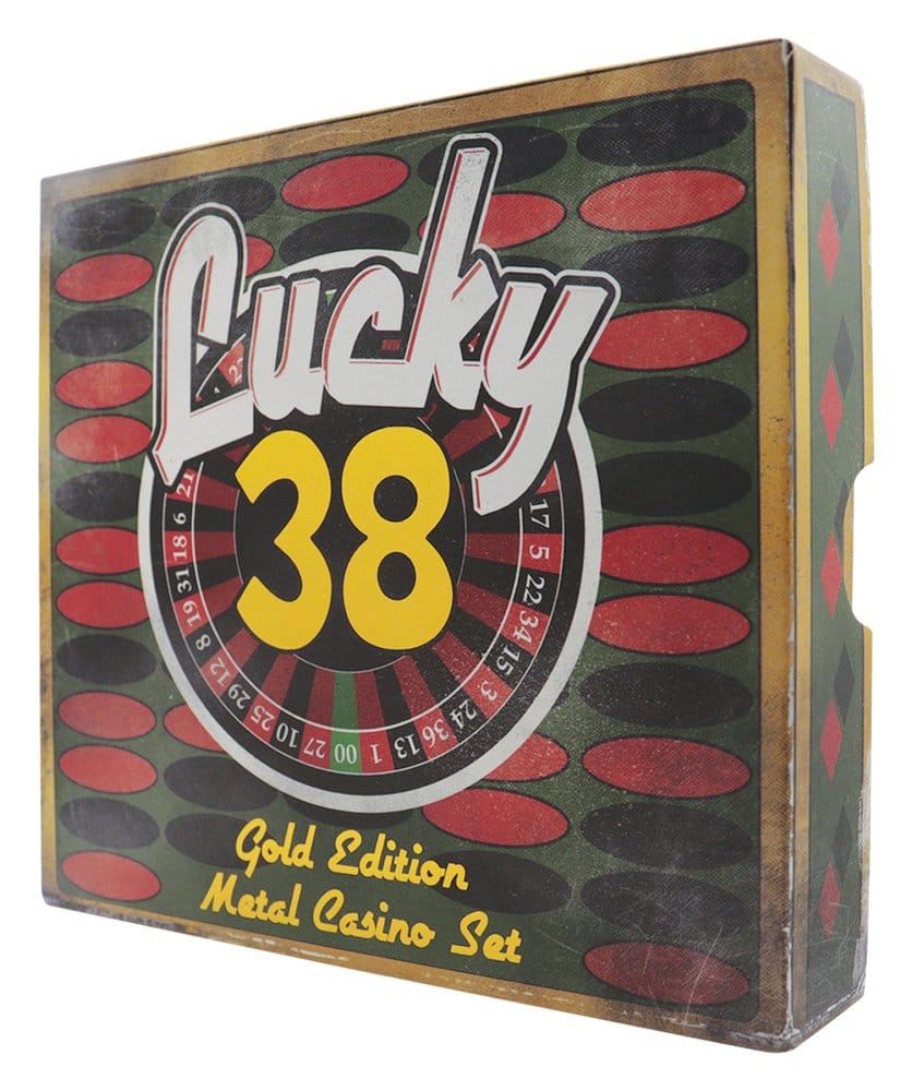 Fallout: New Vegas Replik Lucky 38 Imitation Gold Casino Set Limited Edition