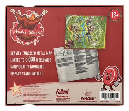 Fallout Replik Metal Map Nuka-World Limited Edition 16 x 13 cm