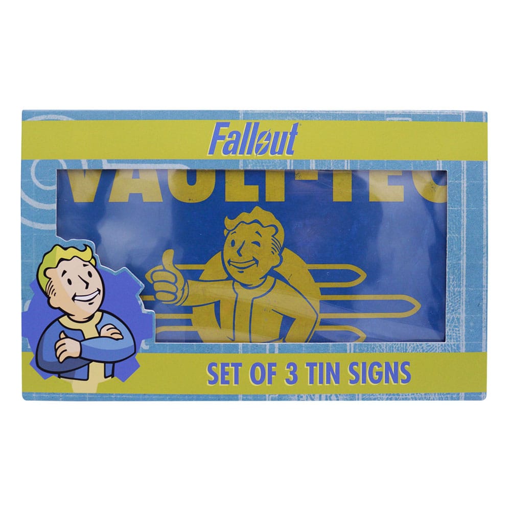 Fallout Blechschilder 3er Set Brands
