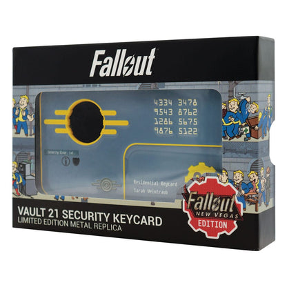 Fallout: New Vegas Replik Vault 21 Security Keycard Limited Edition
