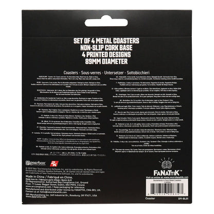 Borderlands Untersetzer 4er-Pack