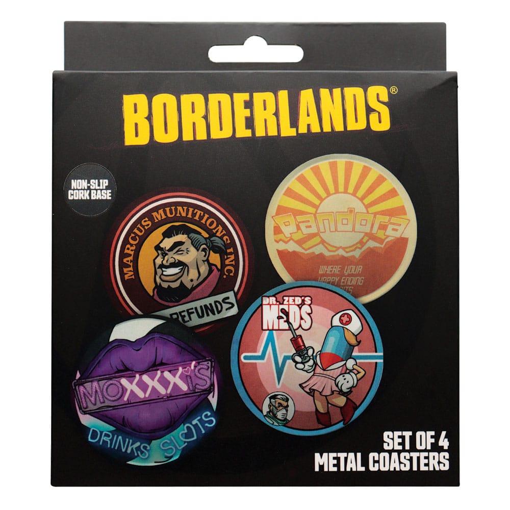 Borderlands Untersetzer 4er-Pack