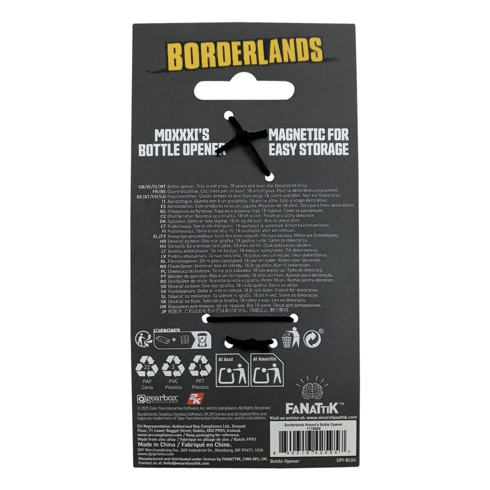 Borderlands Flaschenöffner Mad Moxxi
