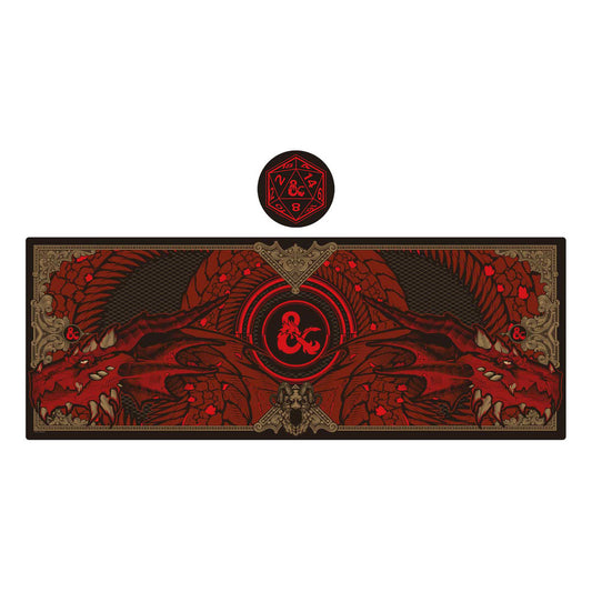 Dungeons & Dragons Schreibtischunterlage & Untersetzer Set Graphic