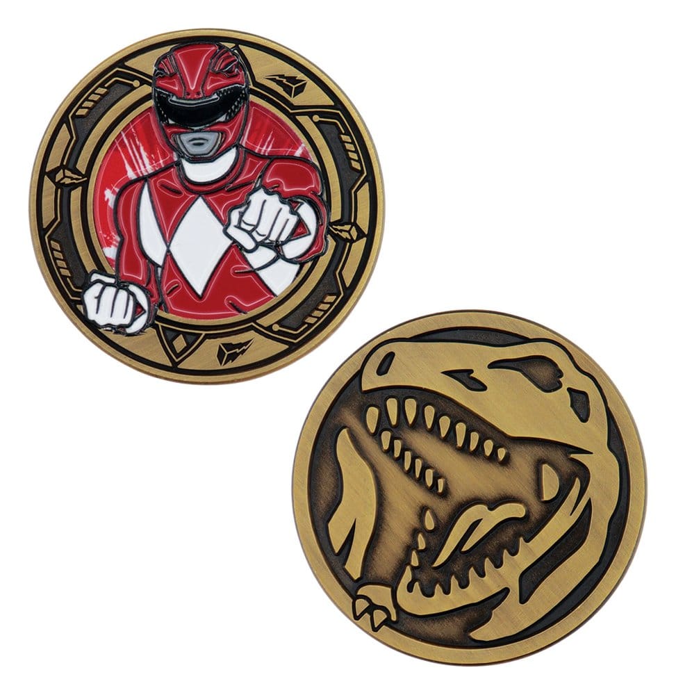 Power Rangers Sammelmünze Red Ranger Limited Edition
