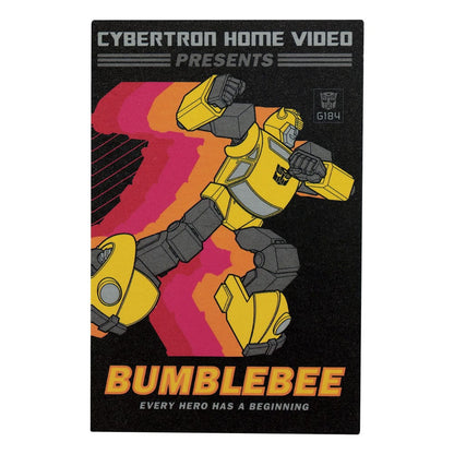 Transformers Generation 1 Medaille Bumblebee Limited Edition