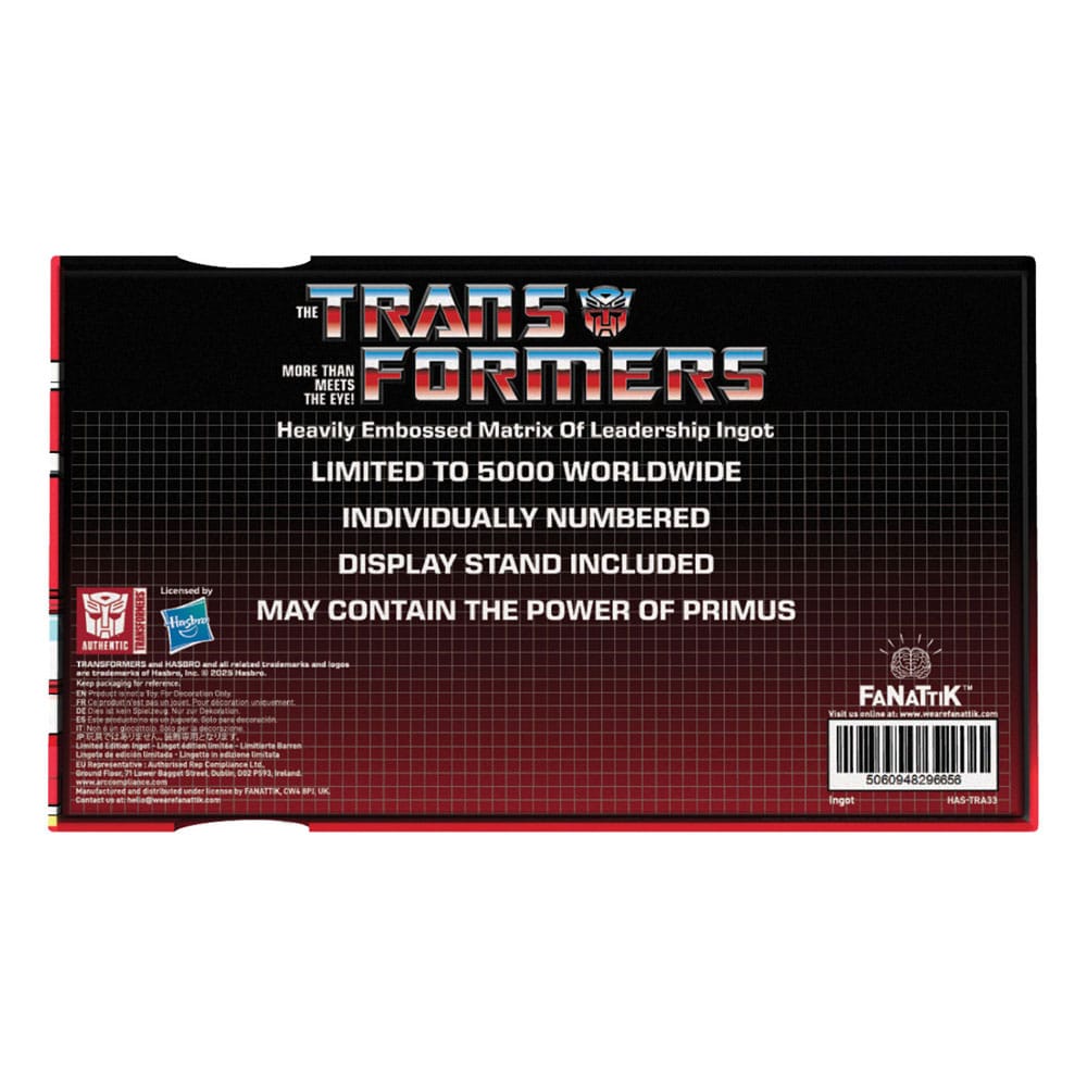 Transformers Replik Matrix of Leadership Metal Limited Edition 14 cm