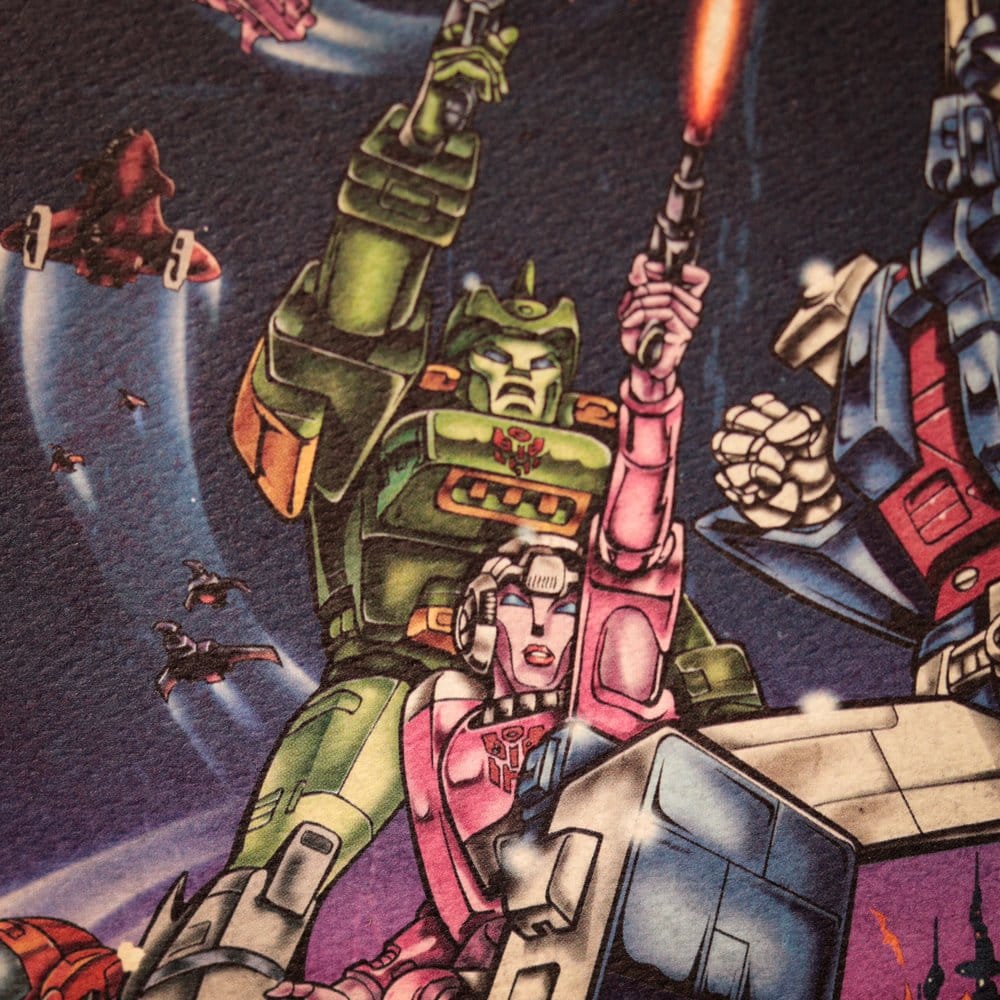 Transformers Kunstdruck The Movie 40th Anniversary Limited Edition 30 x 42 cm