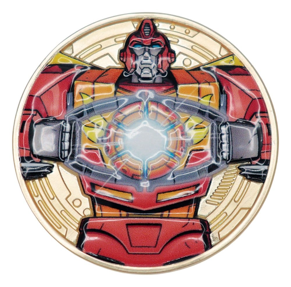 Transformers Sammelmünze The Movie 40th Anniversary Limited Edition 24k Gold Plated