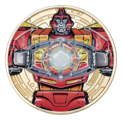 Transformers Sammelmünze The Movie 40th Anniversary Limited Edition 24k Gold Plated