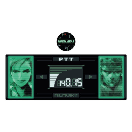 Metal Gear Solid Schreibtischunterlage & Untersetzer Set Solid Snake x Raiden Limited Edition