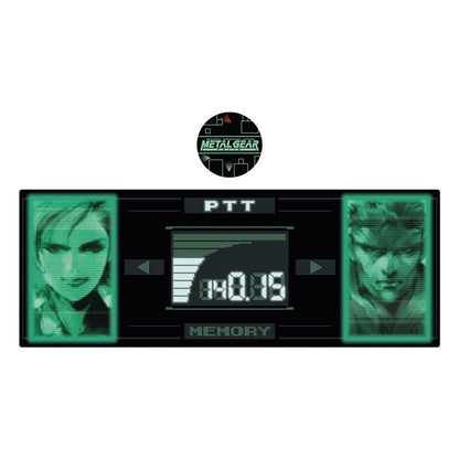 Metal Gear Solid Schreibtischunterlage & Untersetzer Set Solid Snake x Raiden Limited Edition
