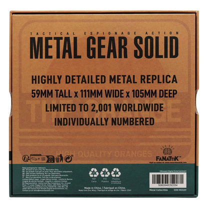 Metal Gear Solid 2 Replik Cardboard Box