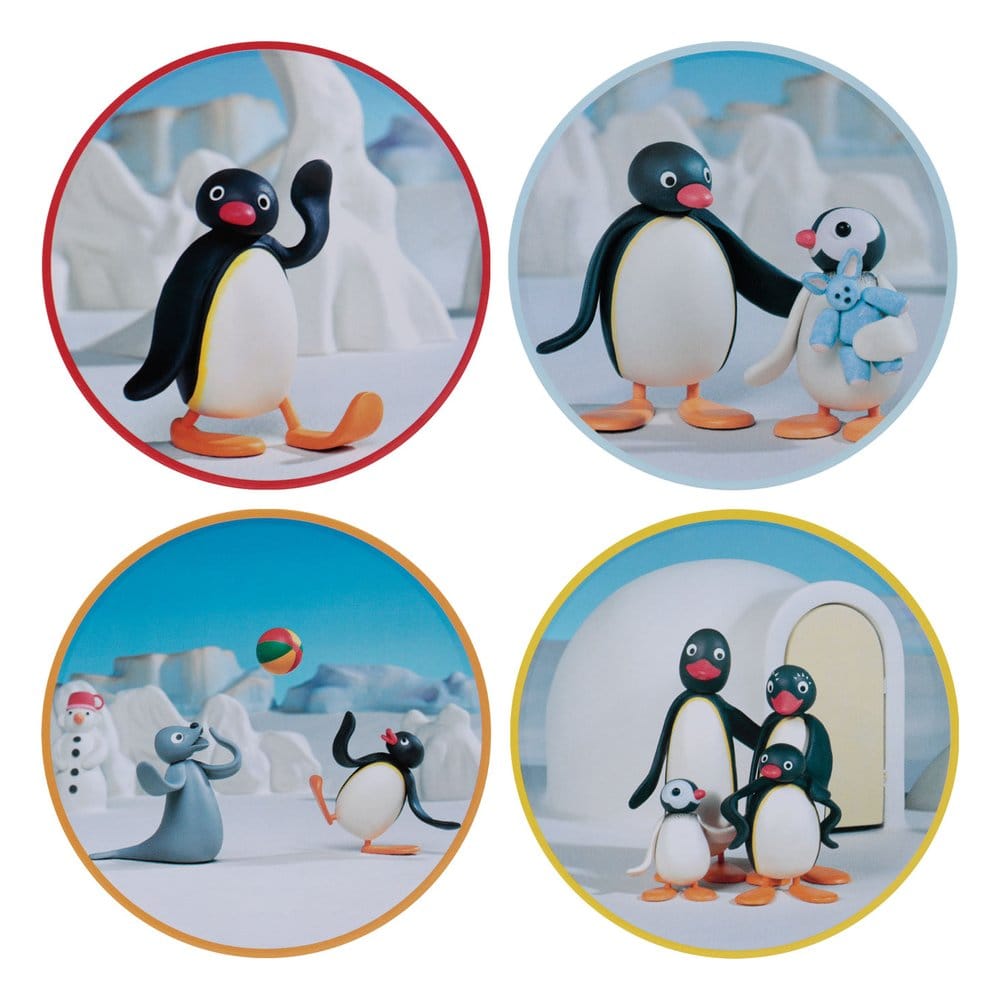 Pingu Untersetzer 4er-Pack