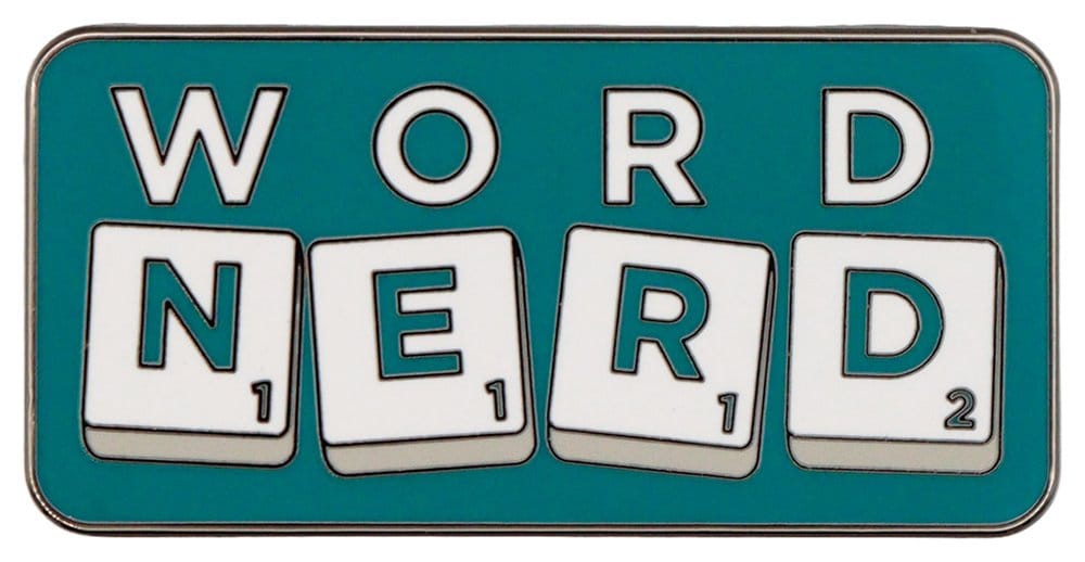 Scrabble Ansteck-Pin Word Nerd Limited Edition