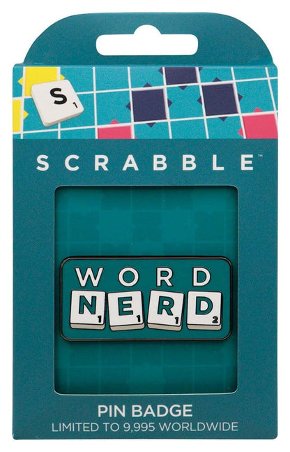 Scrabble Ansteck-Pin Word Nerd Limited Edition