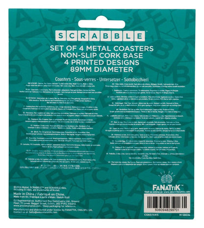Scrabble Untersetzer 4er-Pack