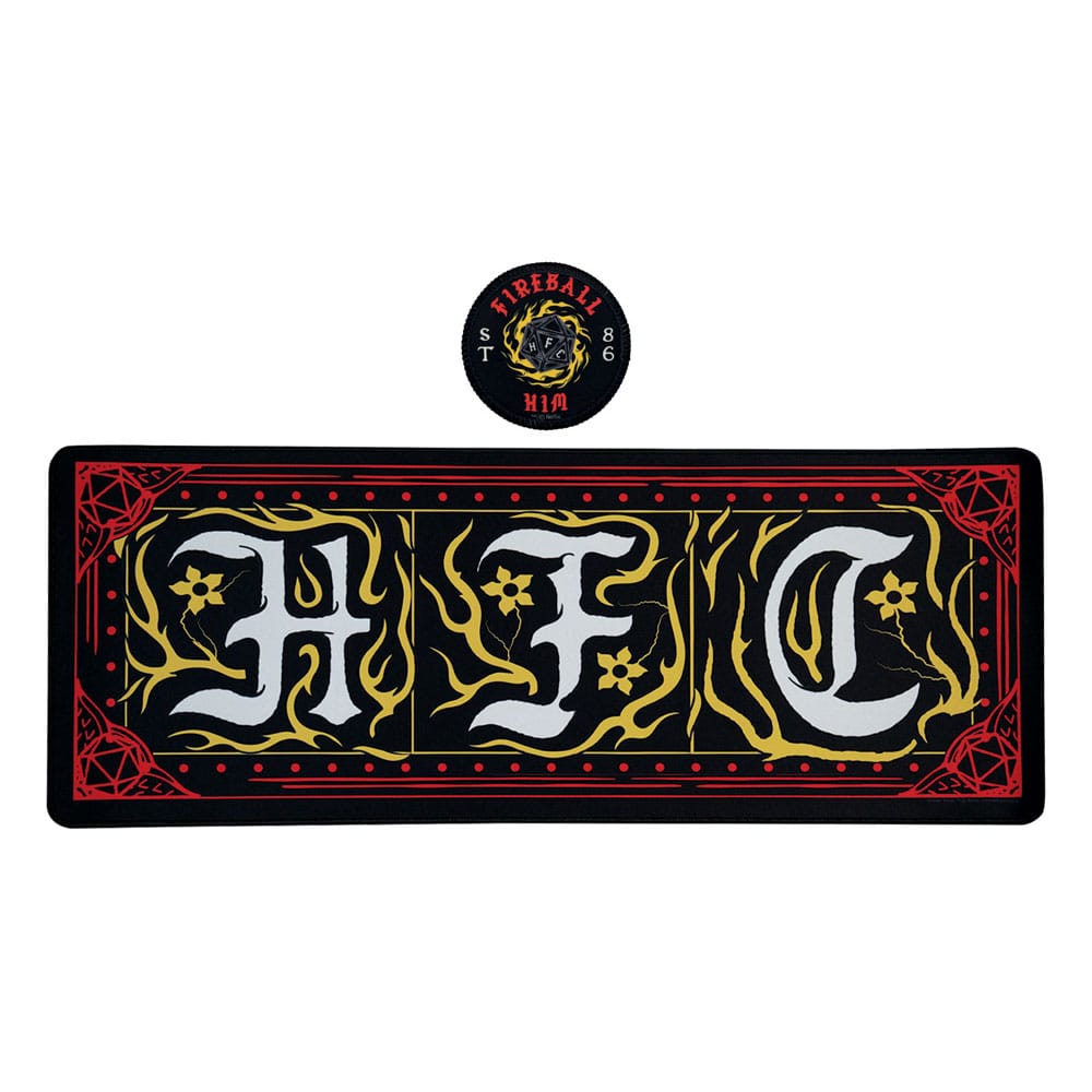 Stranger Things Schreibtischunterlage & Untersetzer Hellfire Club